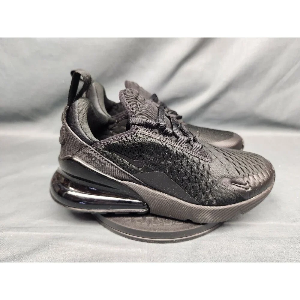 Nike Boys Air Max 270 (GS) Sneakers Mesh Triple Black Size 4Y NEW IN BOX! - Picture 9 of 12